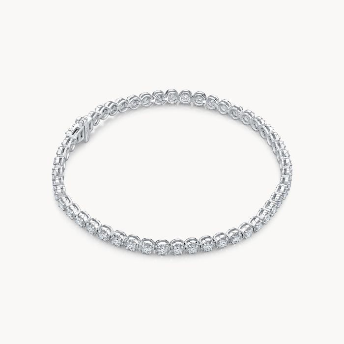18K White Gold with Diamond Bracelet