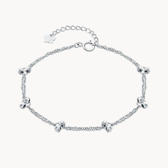 在庫処分セール 言い換え 18K White Bracelet Gold 工芸品