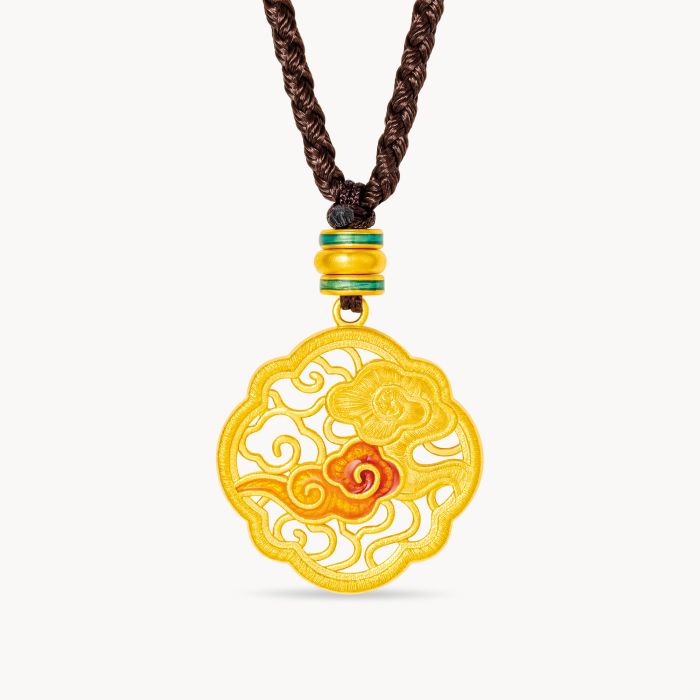 Pure shop gold pendant