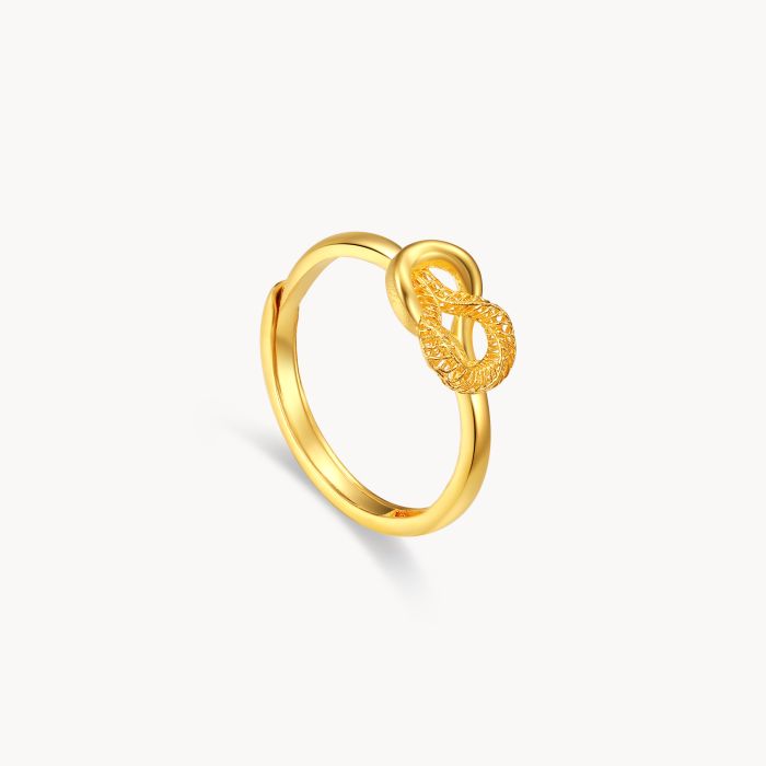 999.9 Pure Gold Ring